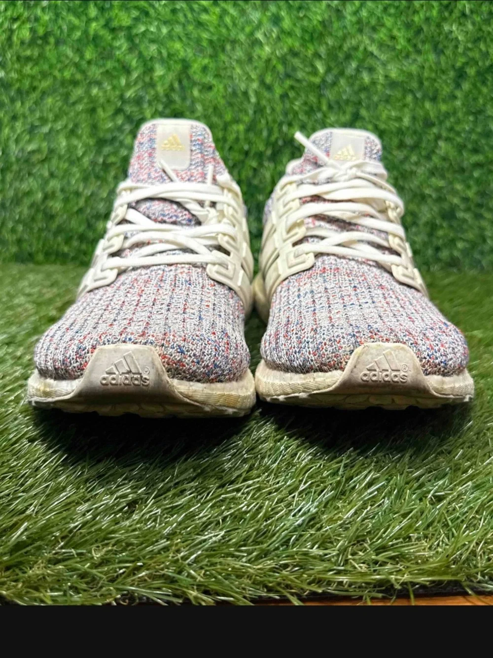 Adidas UltraBoost 4.0 White Multicolor Men’s Size 8.5 Sneakers Shoes